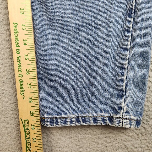 Y2K 90's Arizona Jeans Men's 33x31 Blue Relaxed Fit Straight Leg Stonewash Denim - Picture 5 of 13